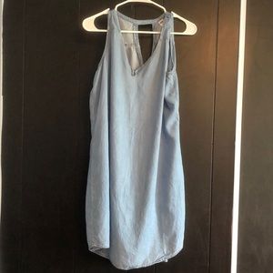 Denium Print Dress Sz: L